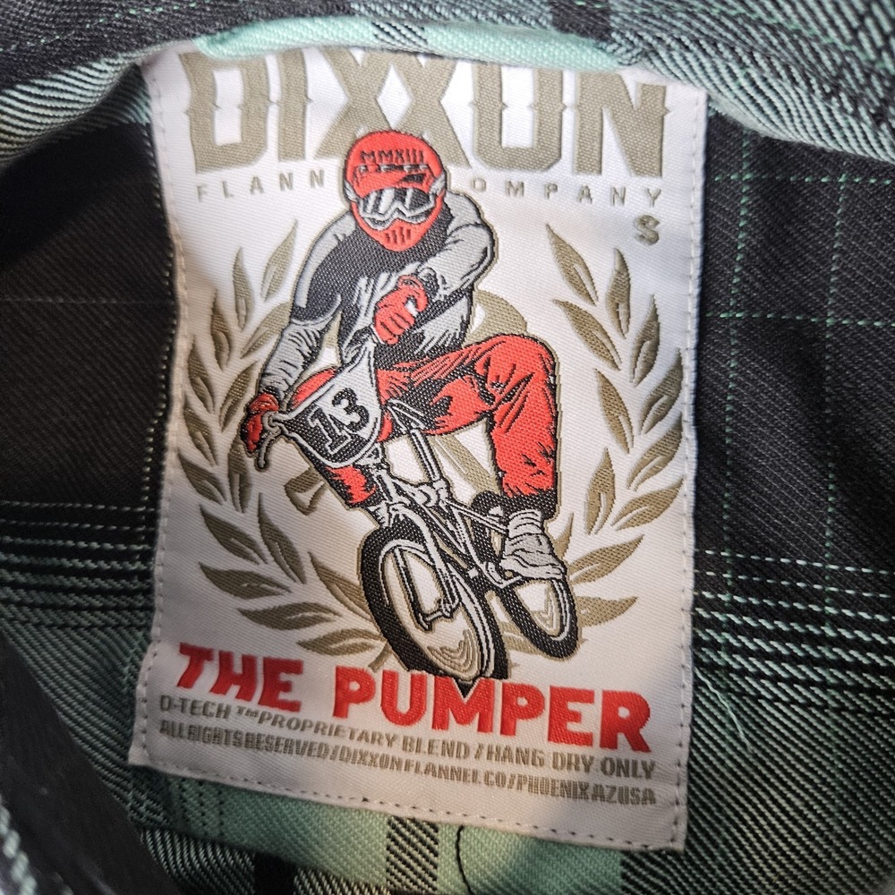 NWT Dixxon Women's The Pumper Flannel Shirt Size Small Longsleeve Button Up - Picture 3 of 7